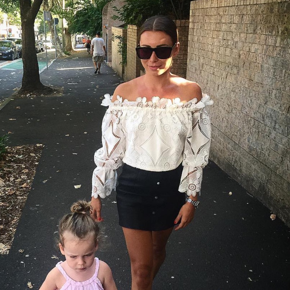 ❤️Blogger’s Favorite Aje off shoulder lace top